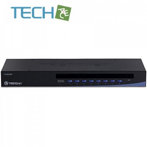 TRENDnet TK-804R -8ポート スタッカブル ラックマウント USB 切替機能搭載 K...