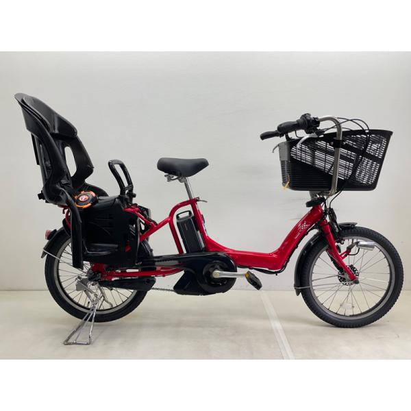 【電動アシスト自転車 中古】ブリヂストン アンジェリーノ 色：レッド 20インチ 8.7Ah バッテ...