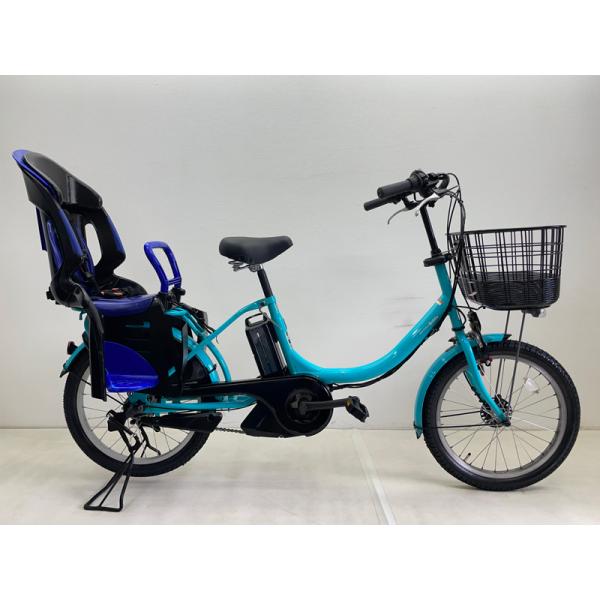 【電動アシスト自転車 中古】ヤマハ パスバビー 色：ブルー 20インチ 8.7Ah バッテリー 充電...