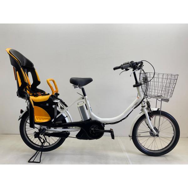 【電動アシスト自転車 中古】ヤマハ パスバビー 色：ホワイト 20インチ 8.7Ah バッテリー 充...