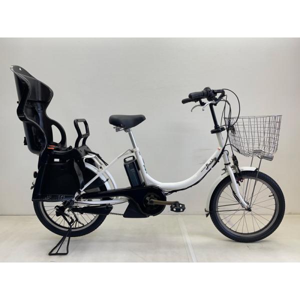 【電動アシスト自転車 中古】ヤマハ パスバビー 色：ホワイト 20インチ 9.3Ah バッテリー 充...