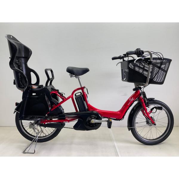 【電動アシスト自転車 中古】ブリヂストン アンジェリーノ 色：レッド 20インチ 12.3Ah バッ...