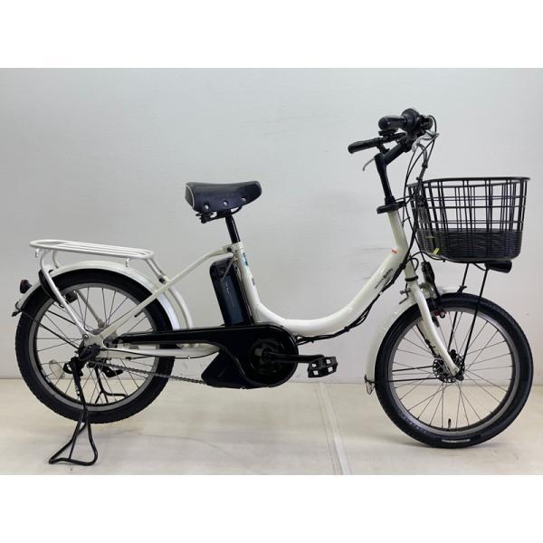 【電動アシスト自転車 中古】ヤマハ パスバビー 色：ホワイト 20インチ 8.9Ah バッテリー 充...