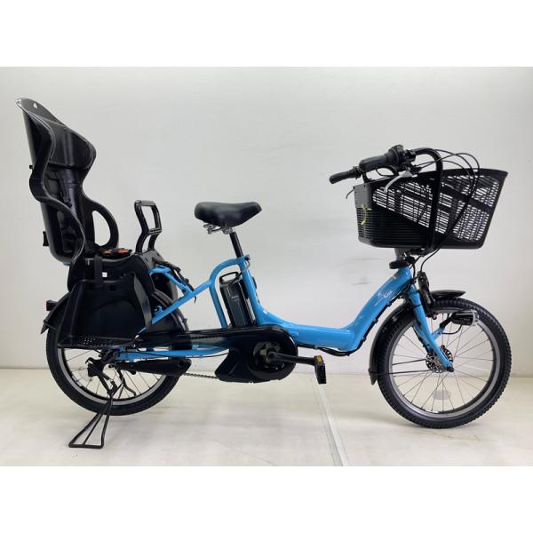 【電動アシスト自転車 中古】ヤマハ パスキス 色：ブルー 20インチ 12.3Ah バッテリー 充電...