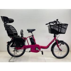 【電動アシスト自転車 中古】パナソニック ギュット 色：ピンク 20インチ 13.2Ah バッテリー 充電器付※西濃運輸支店止め配送商品
