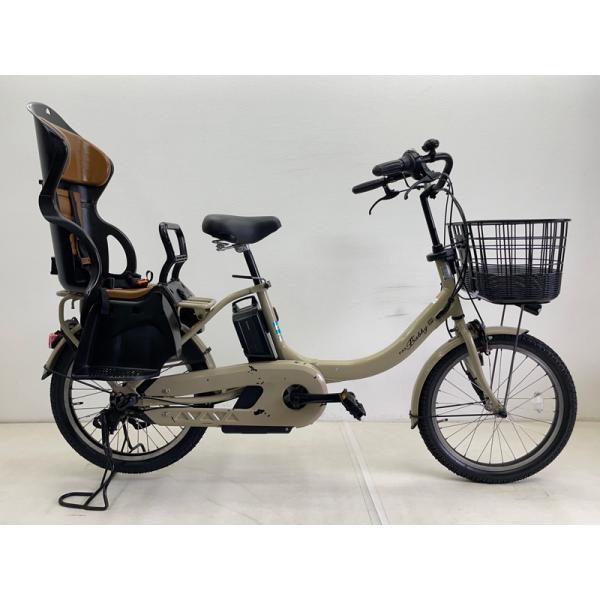 【電動アシスト自転車 中古】ヤマハ パスバビー 色：ベージュ 20インチ 15.4Ah バッテリー ...