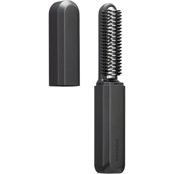 コイズミ ヘアアイロン コードレス 前髪アイロン USB充電式 持ち運び コンパクト キャップ付 ブ...