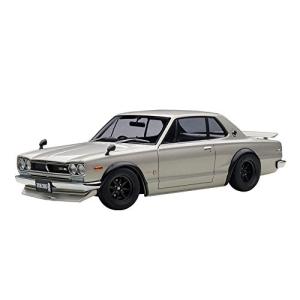 オートアート 1/18 日産 スカイライン GT-R (KPGC10) チューンド・バージョン（シルバー） 77441｜techno-hobby-center