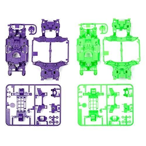 ミニ四駆特別企画  MSカラーシャーシセット(パープル・グリーン) タミヤ 95234