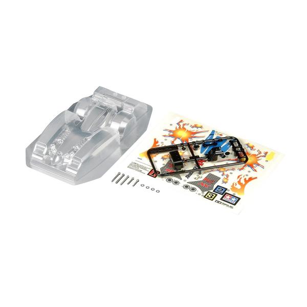 ミニ四駆 GP447 トライダガーXX クリヤーボディセット タミヤ 15447