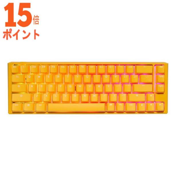 5個セット Ducky ゲーミングキーボード One 3 SF Yellow CHERRY MX シ...