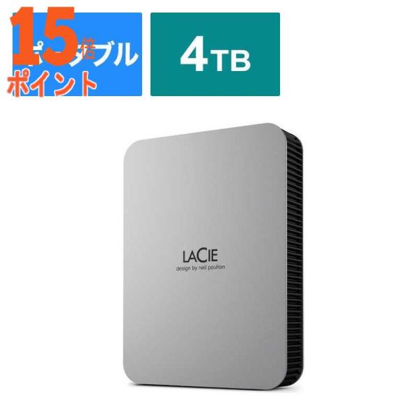 5個セット エレコム ELECOM LaCie 外付け HDD 4TB ポータブル Mobile D...