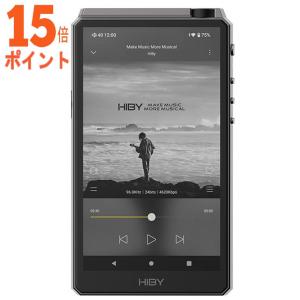 HiBy デジタルオーディオプレイヤー 64GBメモリ内蔵+外部メモリ対応 Music RS6-GRAY 15倍ポイント