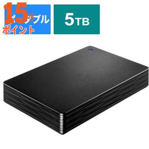 3個セット IOデータ 外付けHDD ブラック [ポータブル型 5TB] HDPH-UT5DKR 15倍ポイント