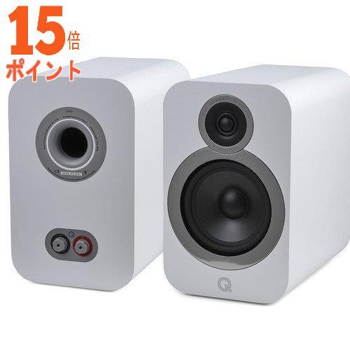 Q Acosutics 3030i／WHITE(ペア) ブックシェルフスピーカー ホワイト 15倍ポ...