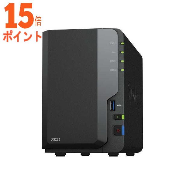 SYNOLOGY NASケース DS223 15倍ポイント