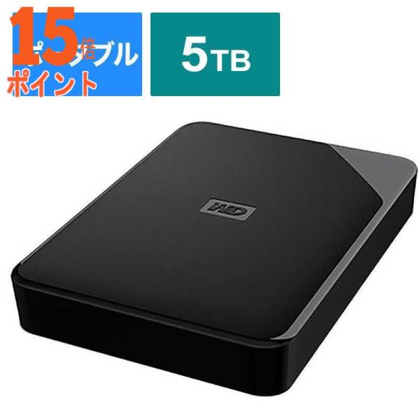 5個セット WESTERN DIGITAL 外付けHDD 5TB ポータブル型 WDBJRT0050...