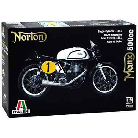 イタレリ 1/9 ノートン マンクス 500cc 1951 プラスチックモデルキット IT4602