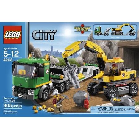 レゴ Lego City: Excavator Transport 4203 ＝レゴシティ：ショベル...