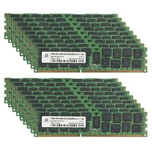 Adamanta 288GB (18x16GB) サーバーメモリアップグレード IBM System x3550 M3 R2 7944 DDR3 1333Mhz PC3-10600 ECC 登録済み 2Rx4 CL9 1.35v