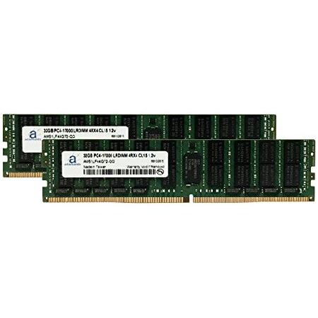 Adamanta 64GB (2x32GB) LRDIMM サーバーメモリアップグレード Dell ...