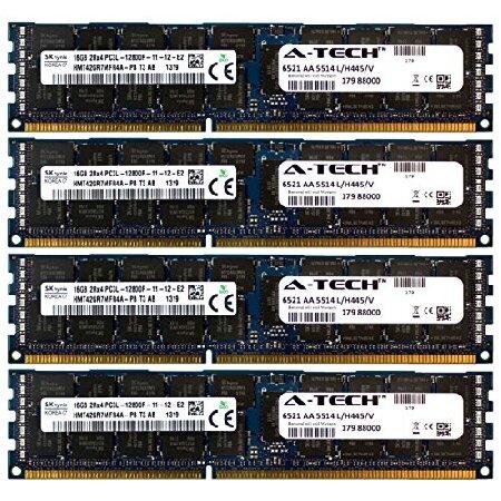 A-Tech Hynix 64GB キット 4X 16GB PC3-12800 1.35V HP P...