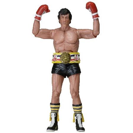 ネカ ロッキー 40周年記念 7インチ アクションフィギュア シリーズ1 ロッキー・バルボア (ブラ...