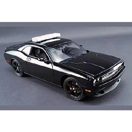 ダッジチャレンジャーsrt8ブラックアウトChase Car with Working LED Li...