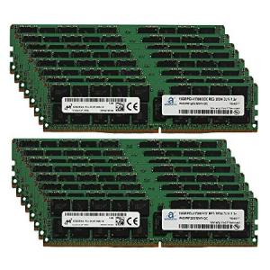 Micron オリジナル 256GB (16x16GB) サーバー メモリー アップグレード Oracle サーバー X5-2 DDR4 2133 PC4-17000 ECC 登録済み 2Rx4 CL15 1.2v RAM Adamanta