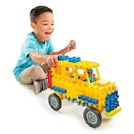 リトルタイクス ワッフルブロック スクールバス 644467