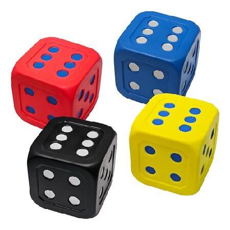 Macro Giant 6 Inch PU Foam Jumbo Big Playing Dice,...