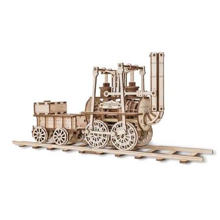 EWA エコウッドアート ロコモーション 木製 3Dパズル