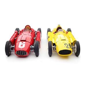 バンドル 2 車 1956 フェラーリ D50#20 アンドレ・ピレット 6番 グランプリ ベルギー (イエロー) 1955 フェラーリ ランシア D50#6 アルベルト・アスカリ ウィナ