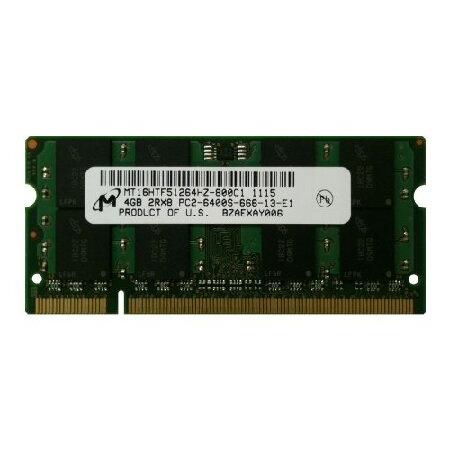 MT16HTF51264HZ-800C1 Micron 4GB PC2-6400 DDR2-800M...