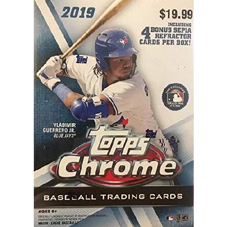 Topps 2019 Chrome Baseball Retail Blaster Box (8 P...