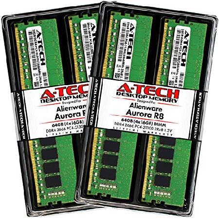 A-Tech 64GB (4x16GB) RAM Alienware Aurora R8用 | DD...