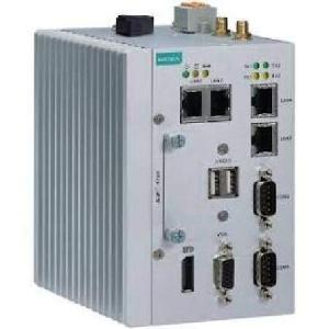 x86 Embedded Computer, Atom E3845, 32GB CFast, Windows Std 7, 4 GB RAM, VGA, 2 USBs, 4 Gigabit LANs, 2 Serial, 4 DIs, 4 DOs, MC-1121-E4-T-W7E