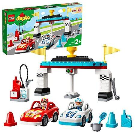 LEGO 10947 DUPLO Town Race Cars Toy for Toddlers 2...