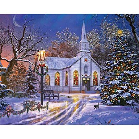 Springbok 1500ピース ジグソーパズル 冬の夕べ - アメリカ製