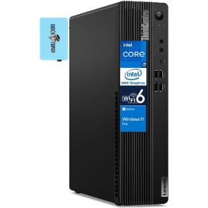 レノボ Lenovo Thinkcentre SFF M80S Business Desktop (Intel i7-10700 8-Core, 32GB RAM, 1TB PCIe SSD, WiFi 6, Bluetooth 5.1, RJ-45, 4 Display Port, 2 Di