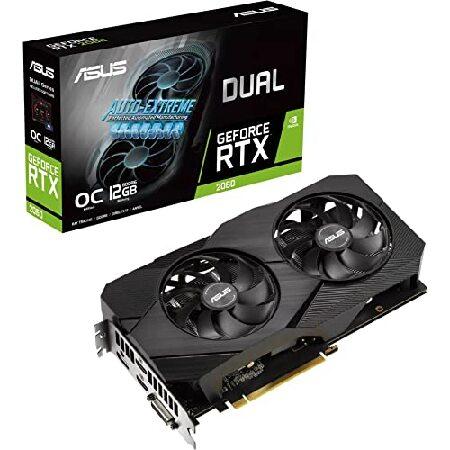 エイスース ASUS デュアルGeForce RTX 2060 EVO OCエディション グラフィッ...