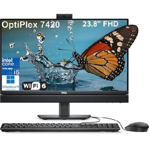 デル Dell OptiPlex 7420 7000 24 Business All-in-One Desktop Computer, 16GB DDR5 RAM, 1TB PCIe SSD, 14th Gen Intel 14-Core i5-14500T (Beat i7-13700T),
