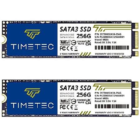 Timetec 256GBx2 (2パック) SSD 3D NAND TLC SATA III 6G...