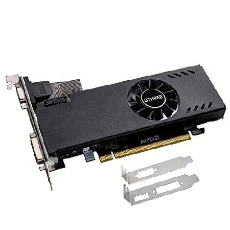QTHREE Radeon RX 550 ロープロファイル グラフィックカード 4GB GDDR5 ...