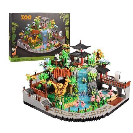 TEXXXIAN Zoo Micro Mini Bricks Desert Building Blo...