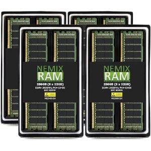 NEMIX RAM 256GB (8x32GB) DDR4-2933 PC4-23400 ECC RDIMM レジスタードサーバーメモリアップグレード Dell PowerEdge R450ラックサーバー用