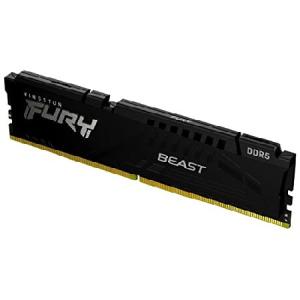 Kingston FURY Beast Black 128GB (4x32GB) 5200MT/s CL40 DDR5 XMP DIMM | Overclocking | Plug N Play | Intel XMP 3.0 | Kit of 4 | KF552C40BBK4-128