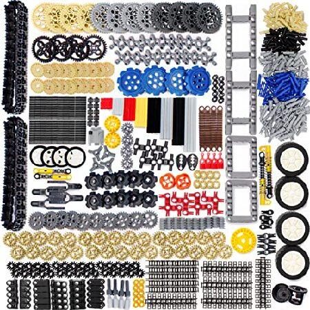 ASTEM 836ピース テクニカルパーツ ビルディングブロック MOC テクニカル車両ギア テクニ...