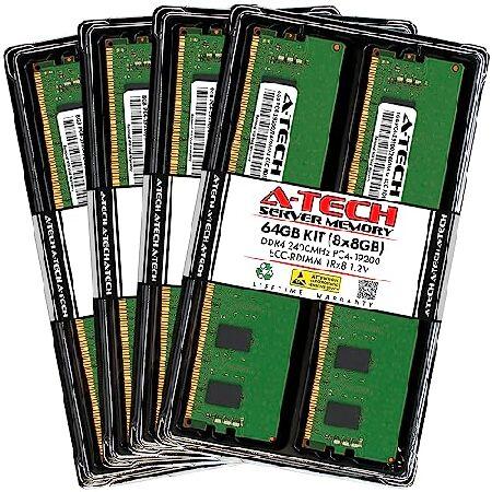 エーテック A-Tech 64GB キット (8x8GB) RAM ASUS RS700-E8-RS...