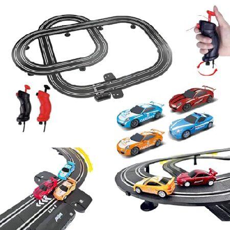 GINCHO ハイスピードシリーズ トラム デュアルトラックセット 4.1m 電動トラック 3車両ス...